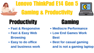 Lenovo ThinkPad E14 Gen 5 Gaming & Productivity